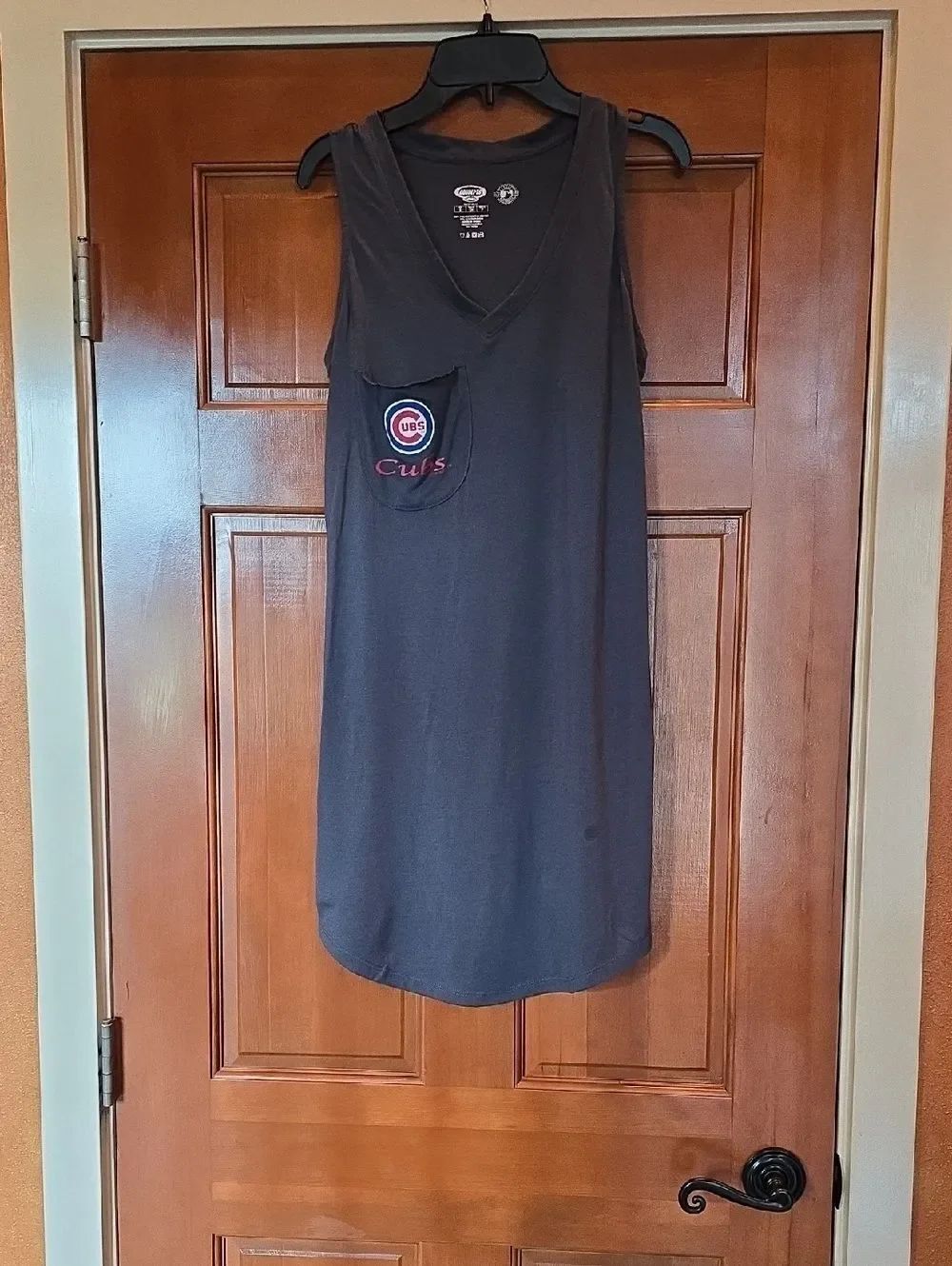 Chicago Cubs Sleeveless Pocket Tank Dress - Navy Size S Nwot!